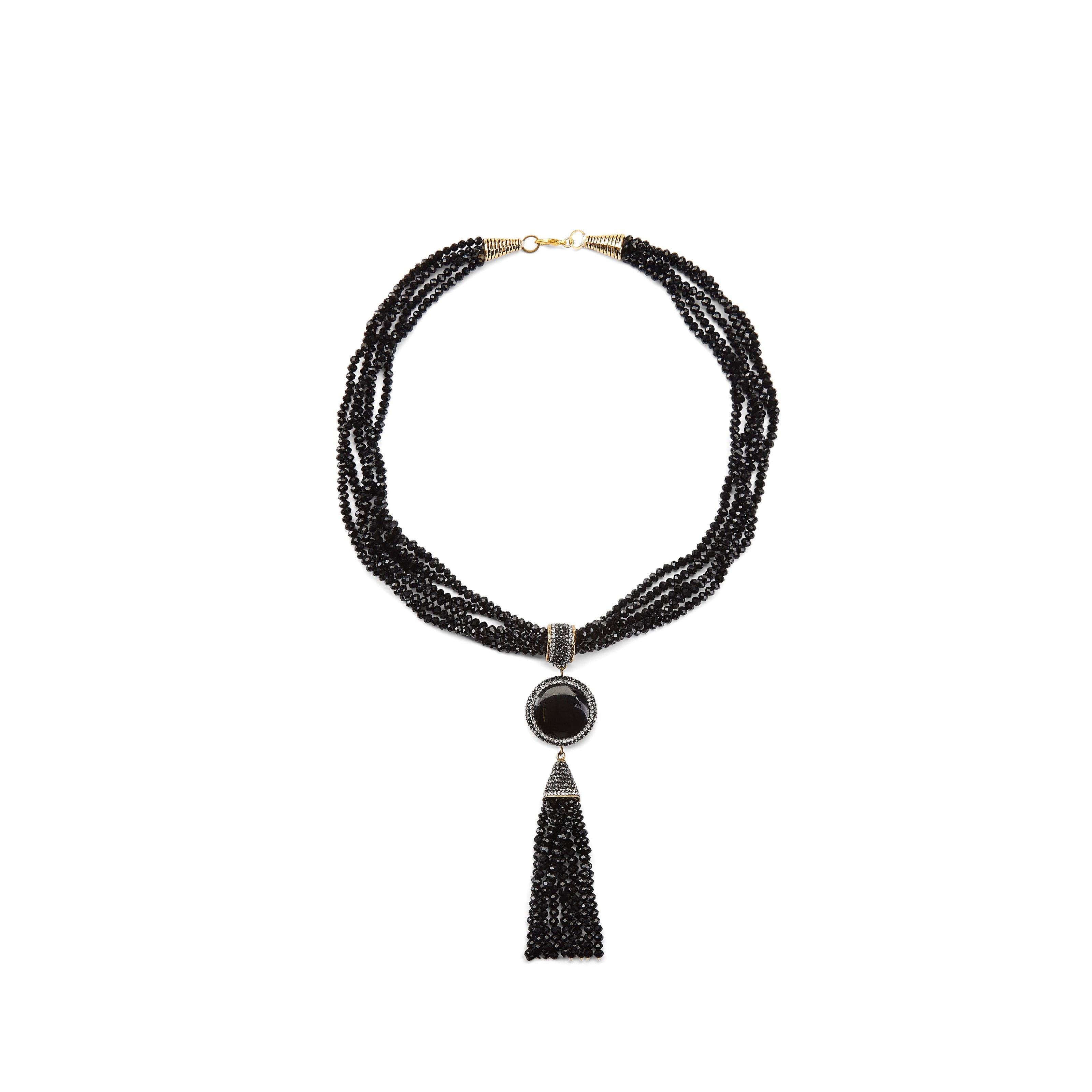 Noir Crystals Necklace