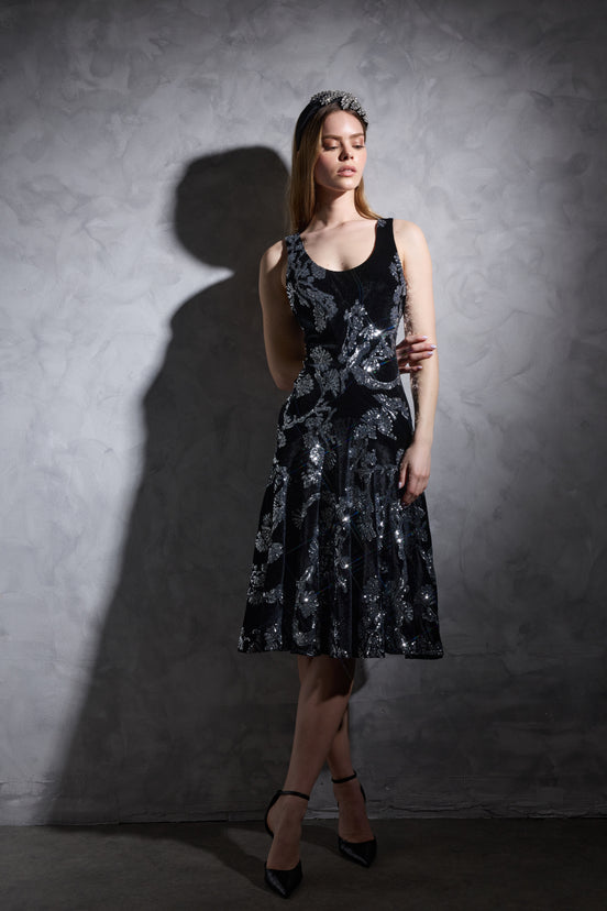 Ellie Velvet Sparkle Dress