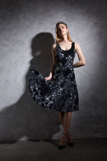 Ellie Velvet Sparkle Dress