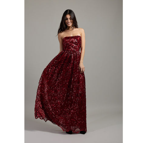 Ruby Strapless Sequin Dress