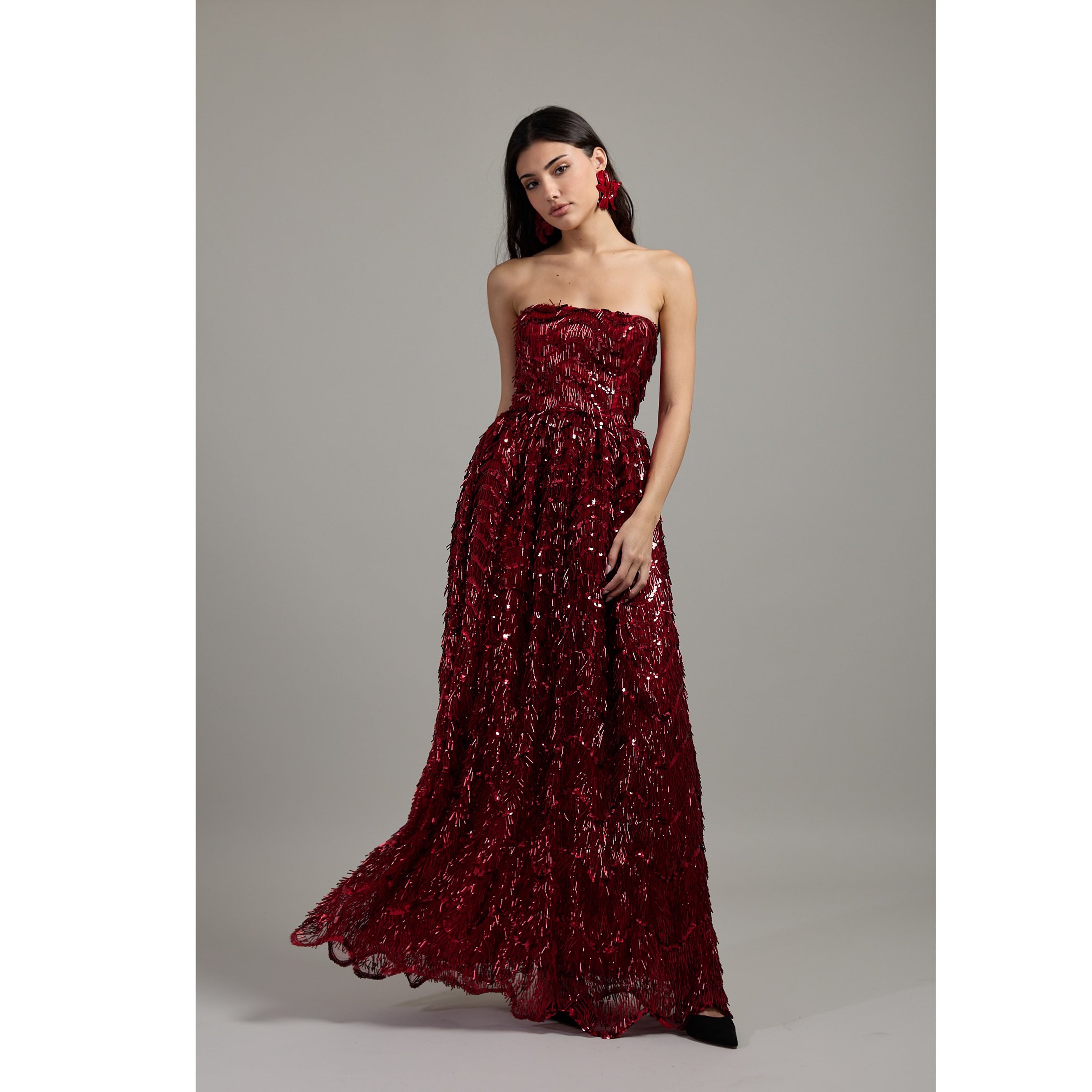 Ruby Strapless Sequin Dress