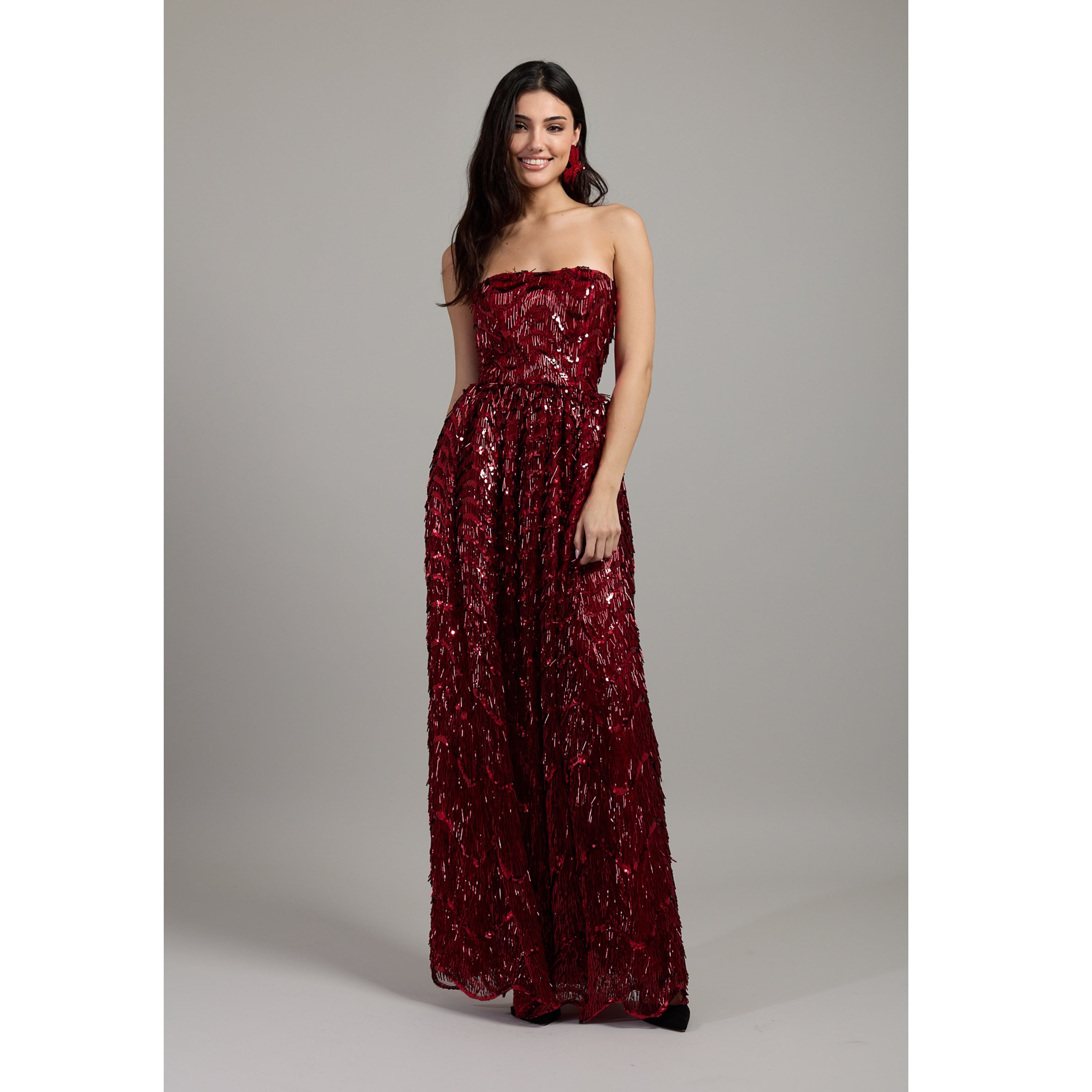 Ruby Strapless Sequin Dress