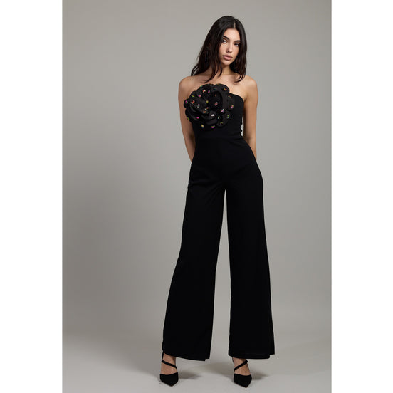 Noir Bloom Jumpsuit