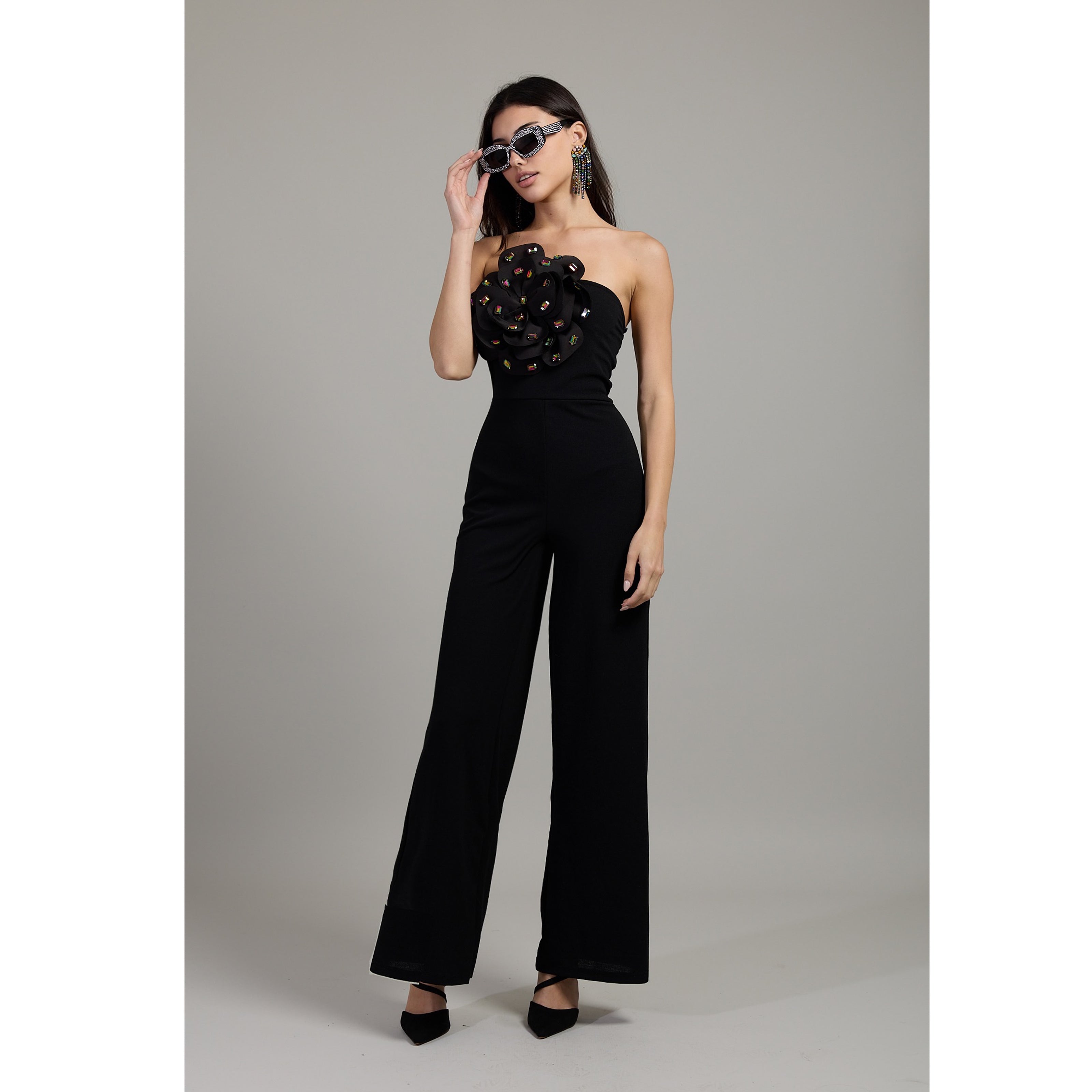 Noir Bloom Jumpsuit