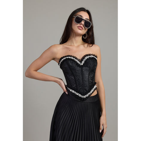 Victoria Pearl Corset Top