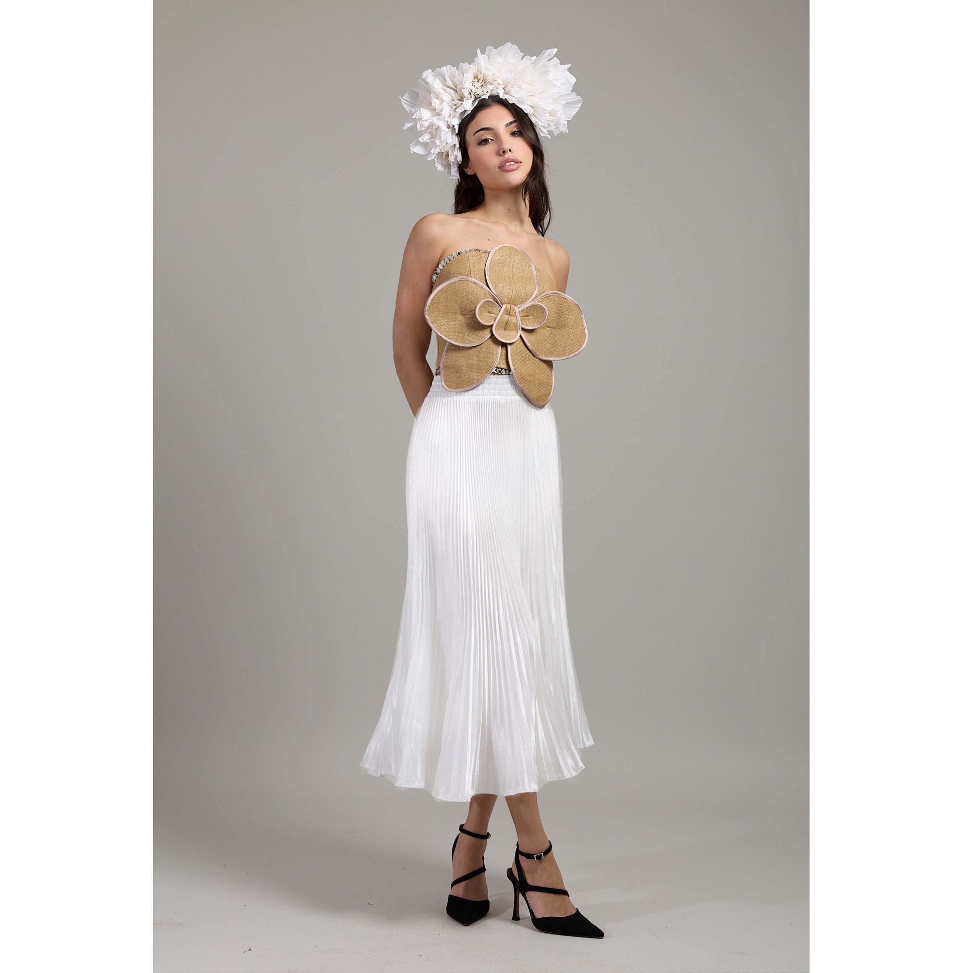 Bloom Raffia Top