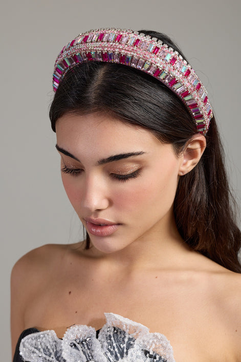 Rosé Crystal Headband