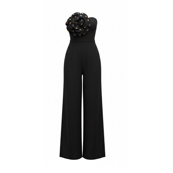 Noir Bloom Jumpsuit