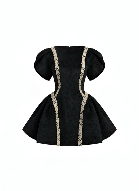 Fleur Sculpted Mini Dress