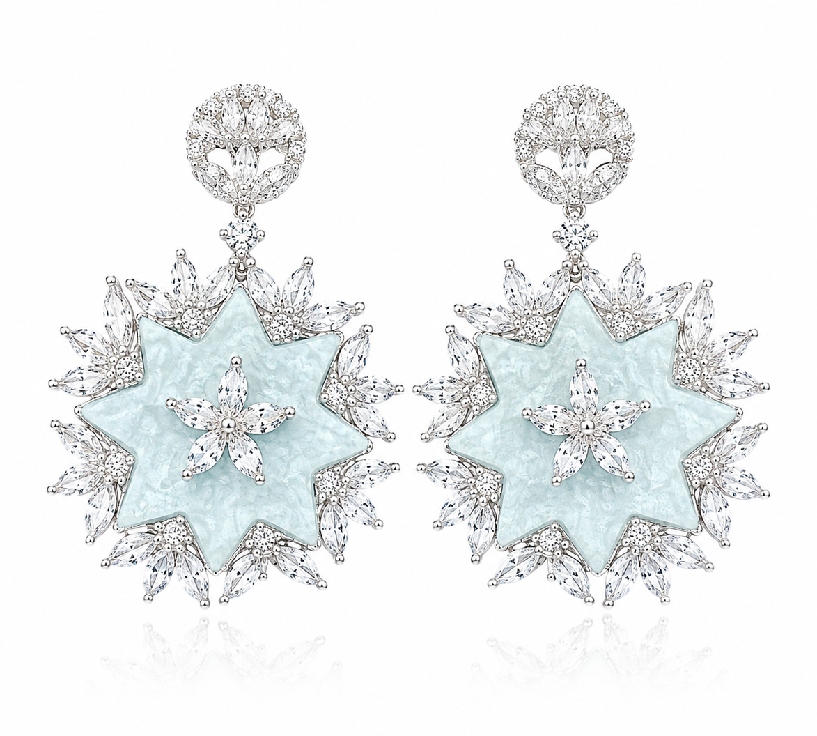 Icy Starburst Earrings