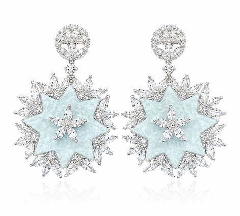 Icy Starburst Earrings