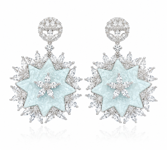 Icy Starburst Earrings