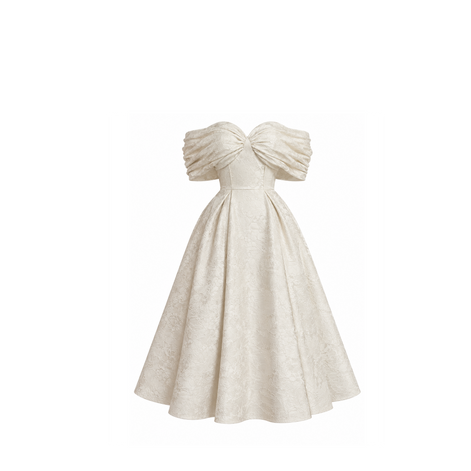 Elisa Jacquard Dress