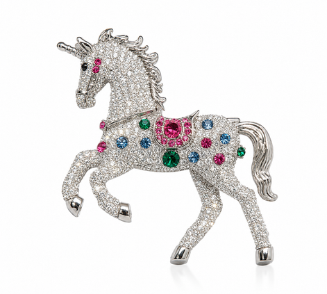 Celestial Stallion Brooch