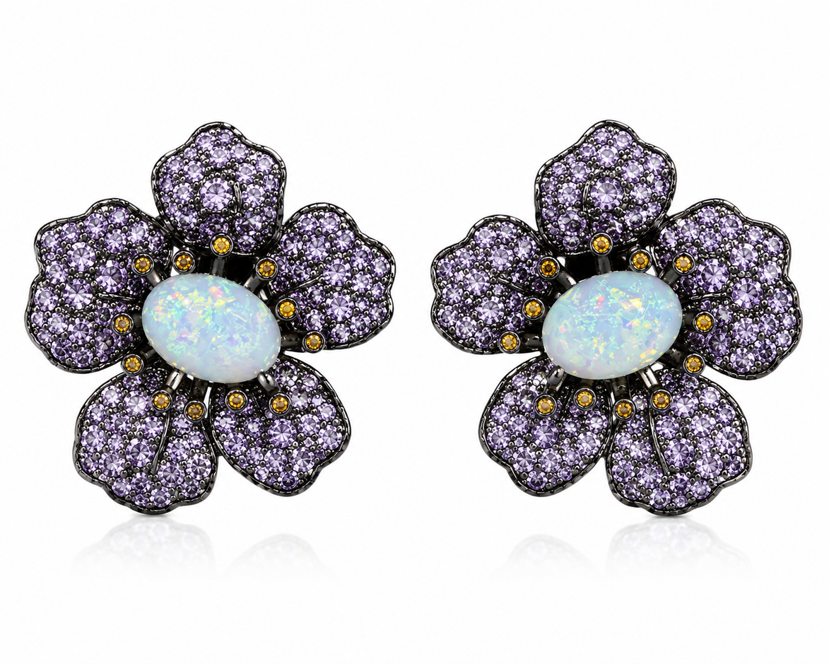 Opal Fleur Earrings