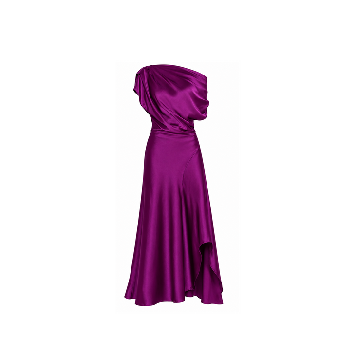 Magenta Lux Dress