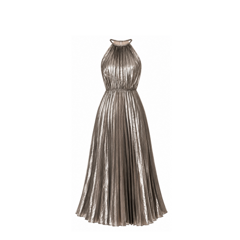Moonlight Pleated Gown