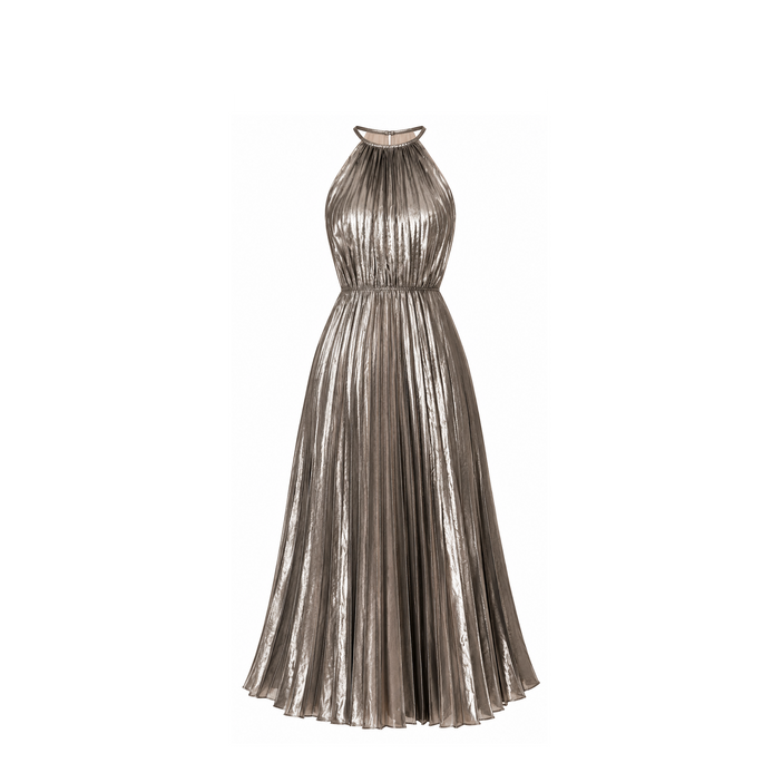 Moonlight Pleated Gown