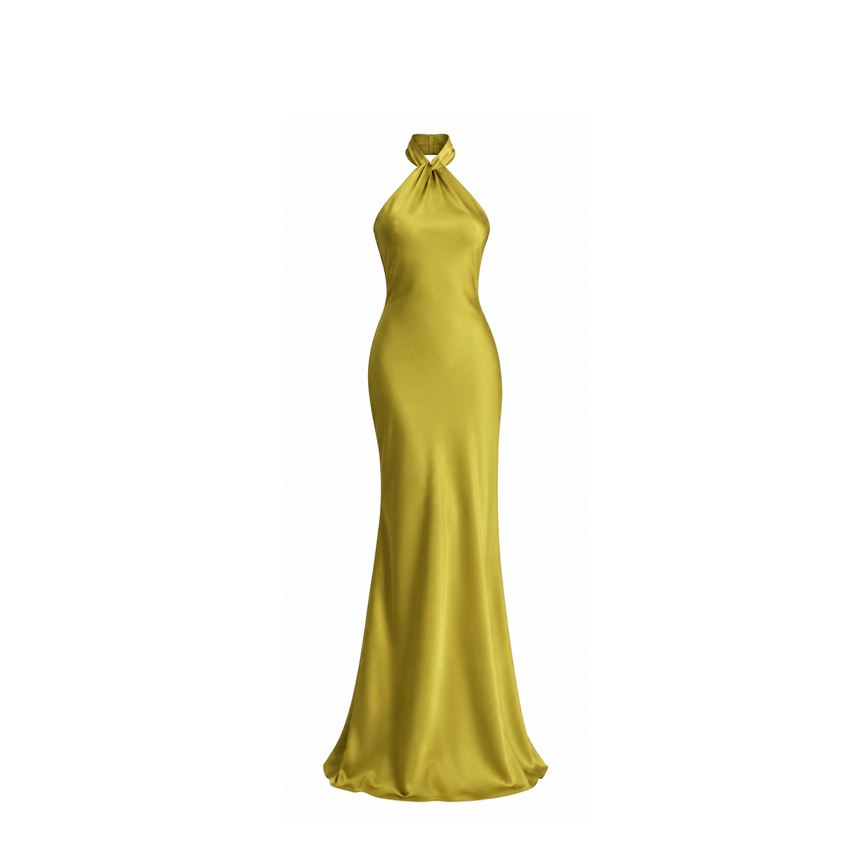 Citron Halter Dress