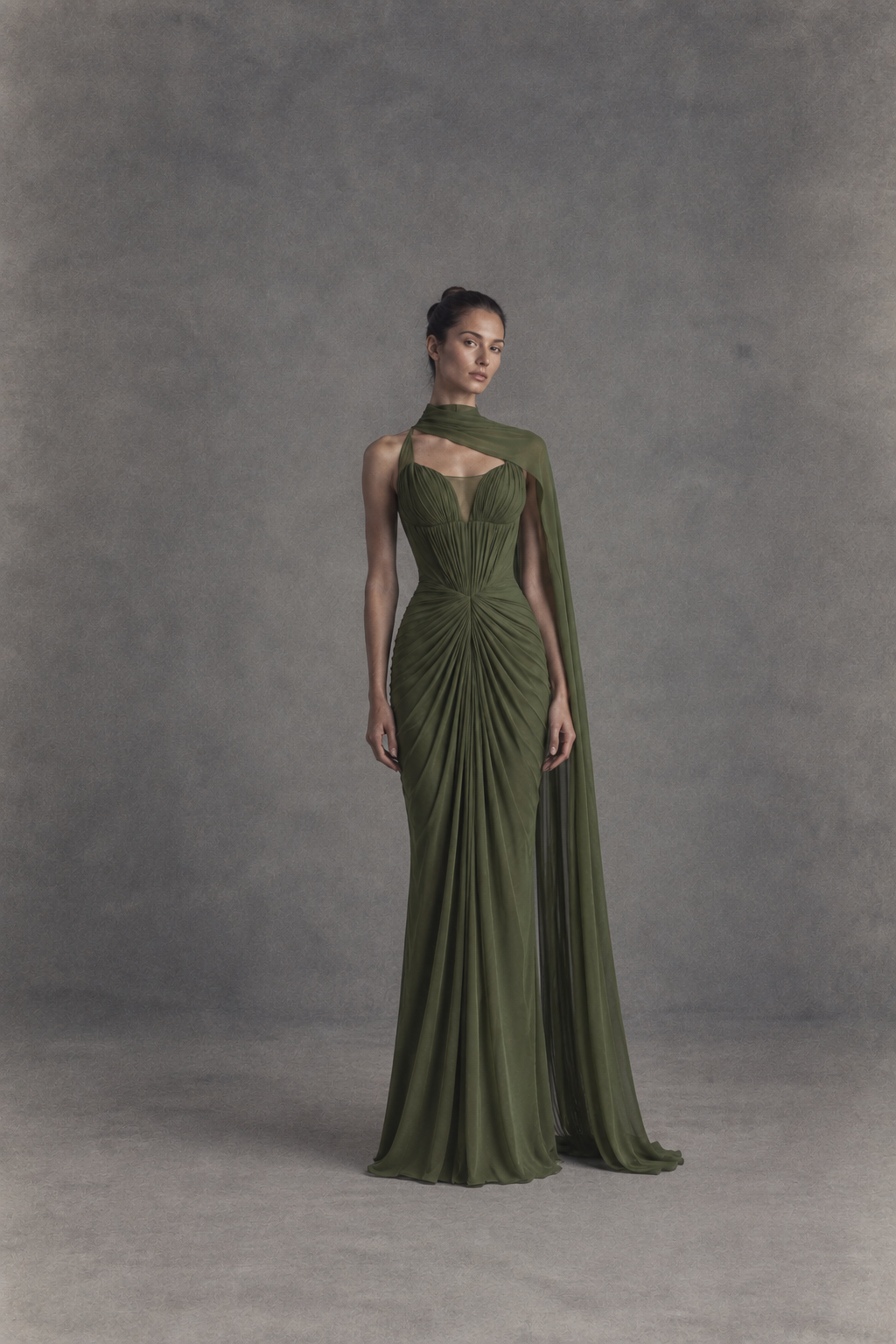 Gaia Draped Gown
