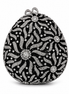 Midnight Petal Clutch