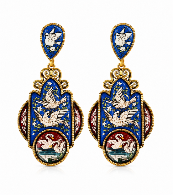 Doves of Shirvan Earrings