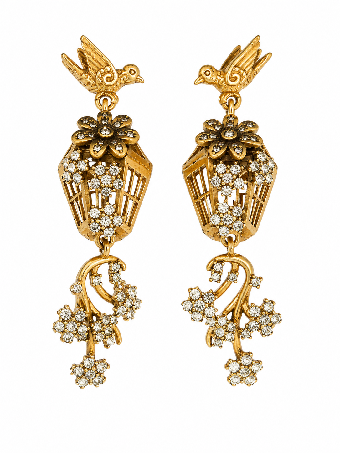 Birds in Bloom Earrings