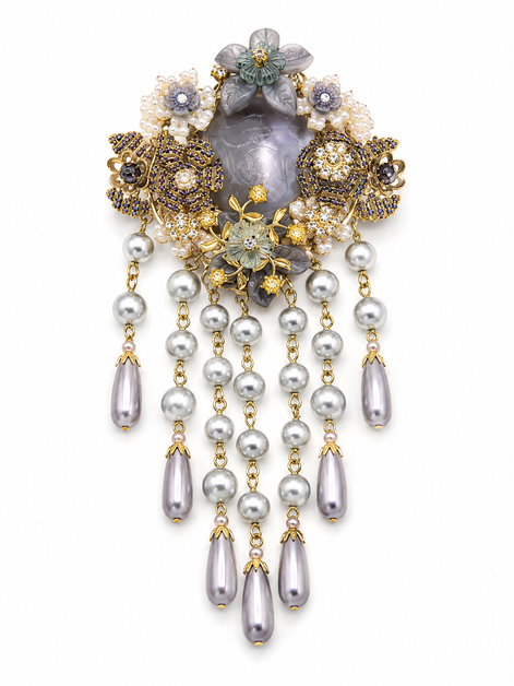 Gilded Garden Brooch