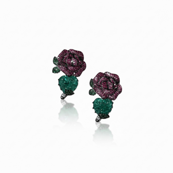 Enchanted Rose Garden Earrings