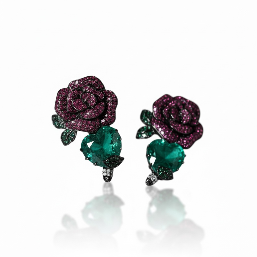 Enchanted Rose Garden Earrings