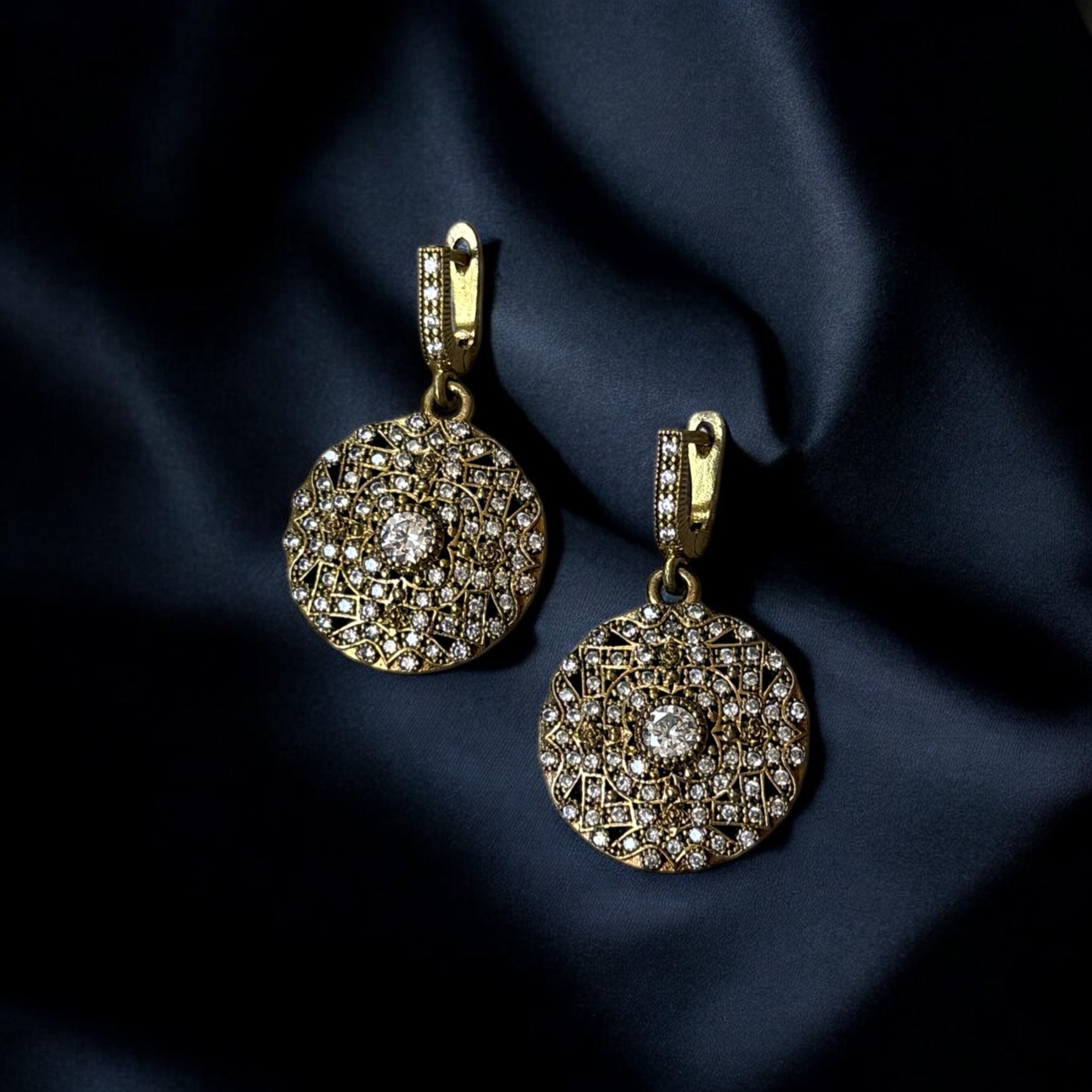 Medallion Earrings