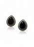 Noir Teardrop Earrings