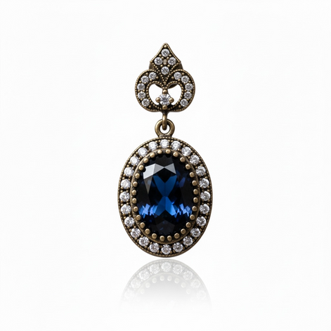 Midnight Heirloom Drop Earrings