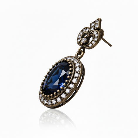 Midnight Heirloom Drop Earrings