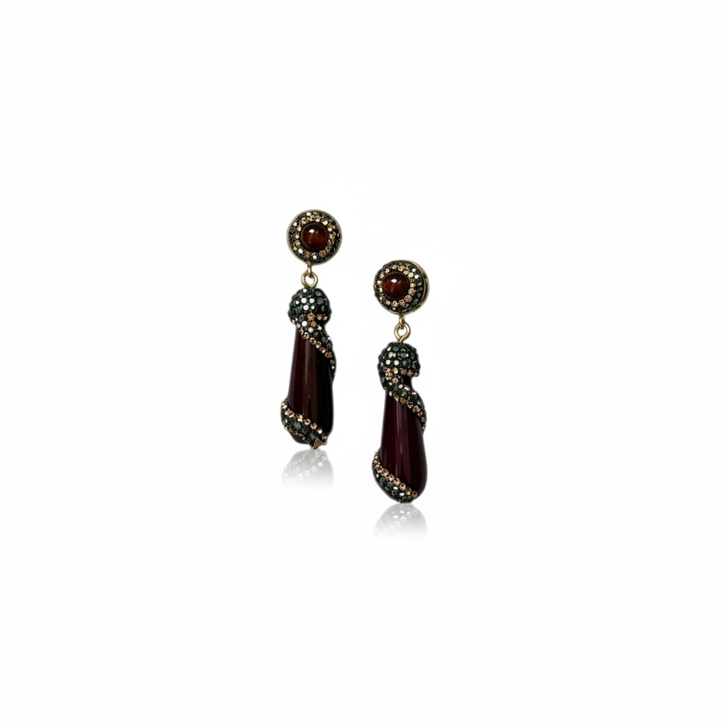 Midnight Ember Earrings
