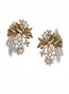 Laurel Pearl Cluster Earrings