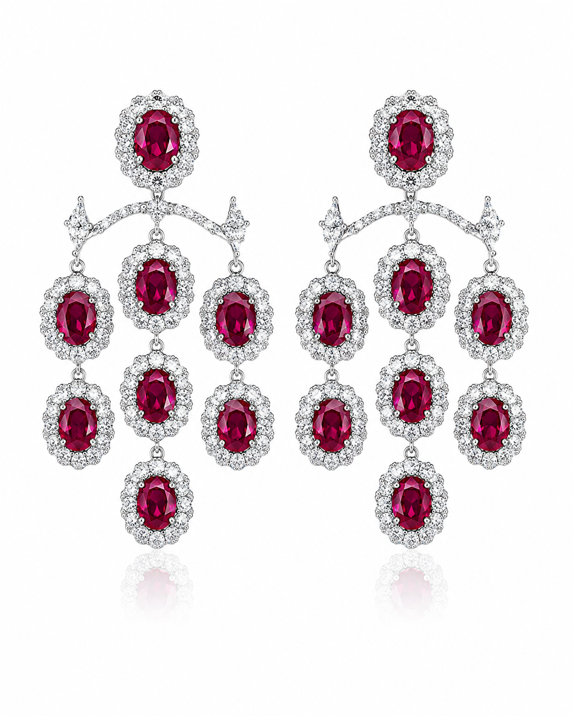 Ruby Empress Earrings