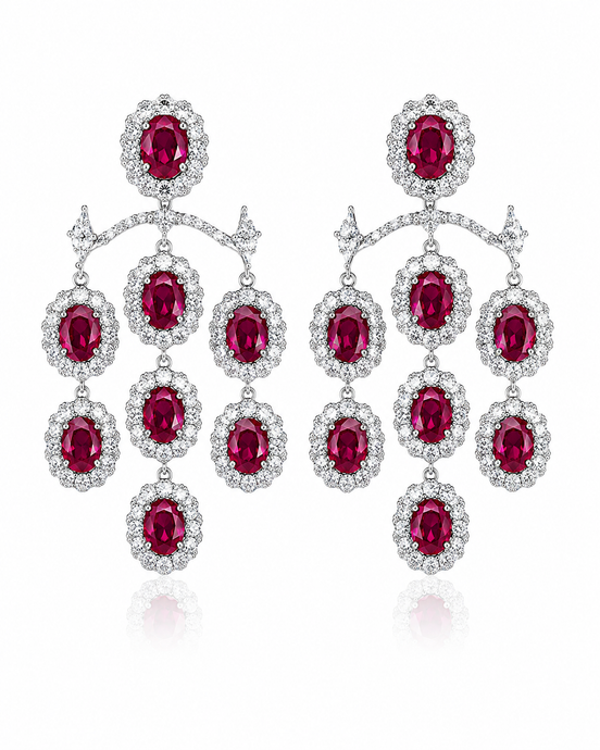 Ruby Empress Earrings