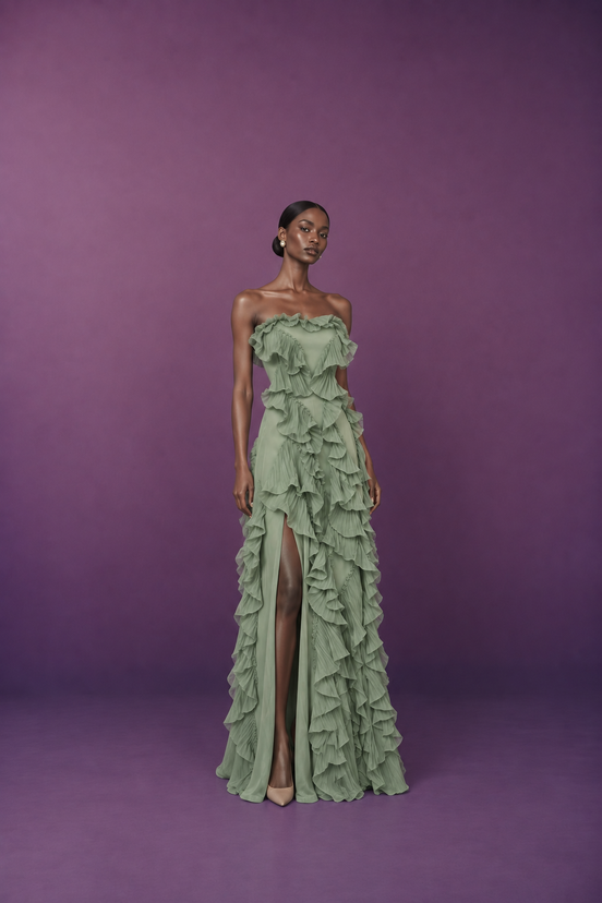Giselle Ruffle Dress