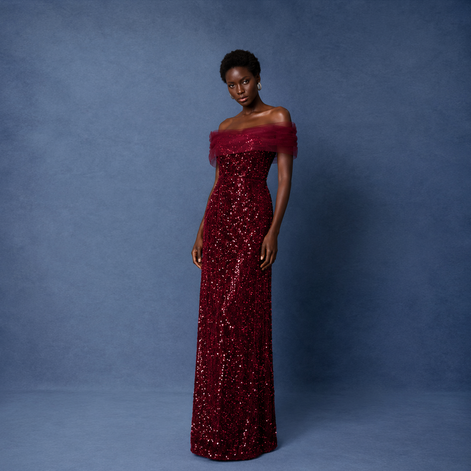 Carmen Sequin Dress