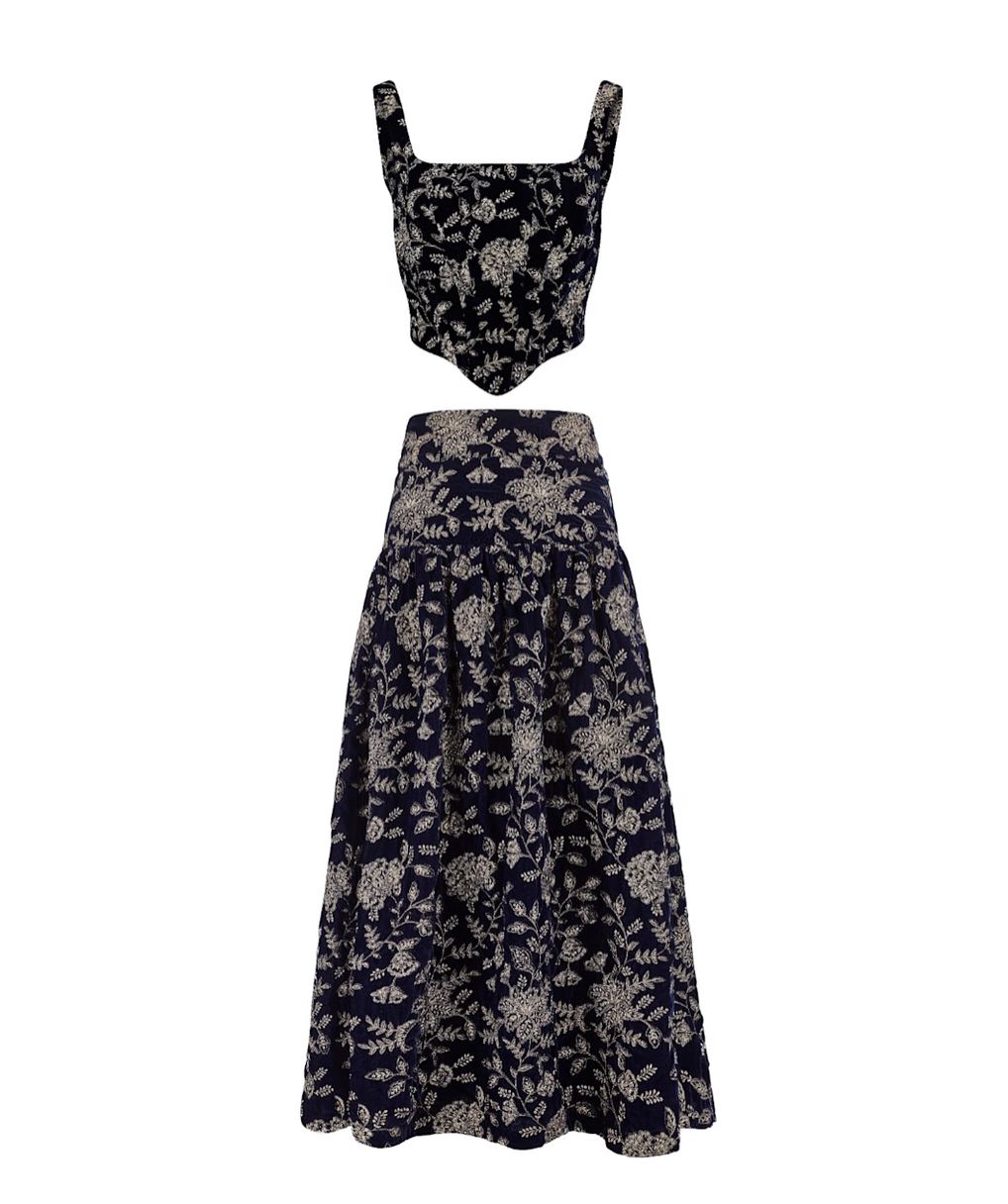 Grace Top & Skirt set