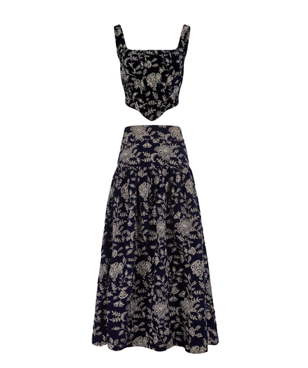 Grace Top & Skirt set