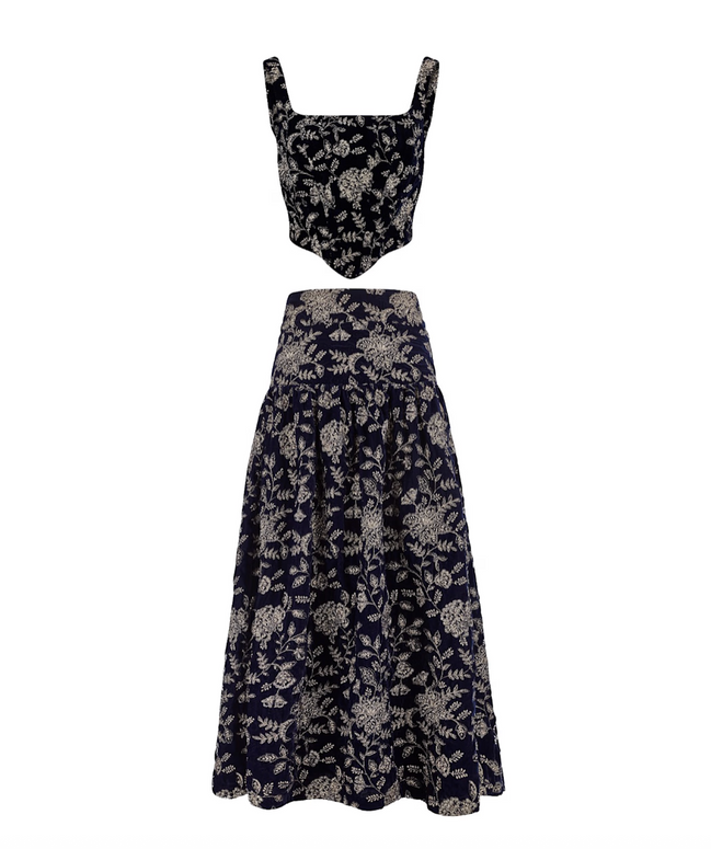 Grace Top & Skirt set