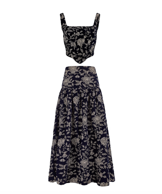Grace Top & Skirt set