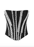 Black Pearly Corset