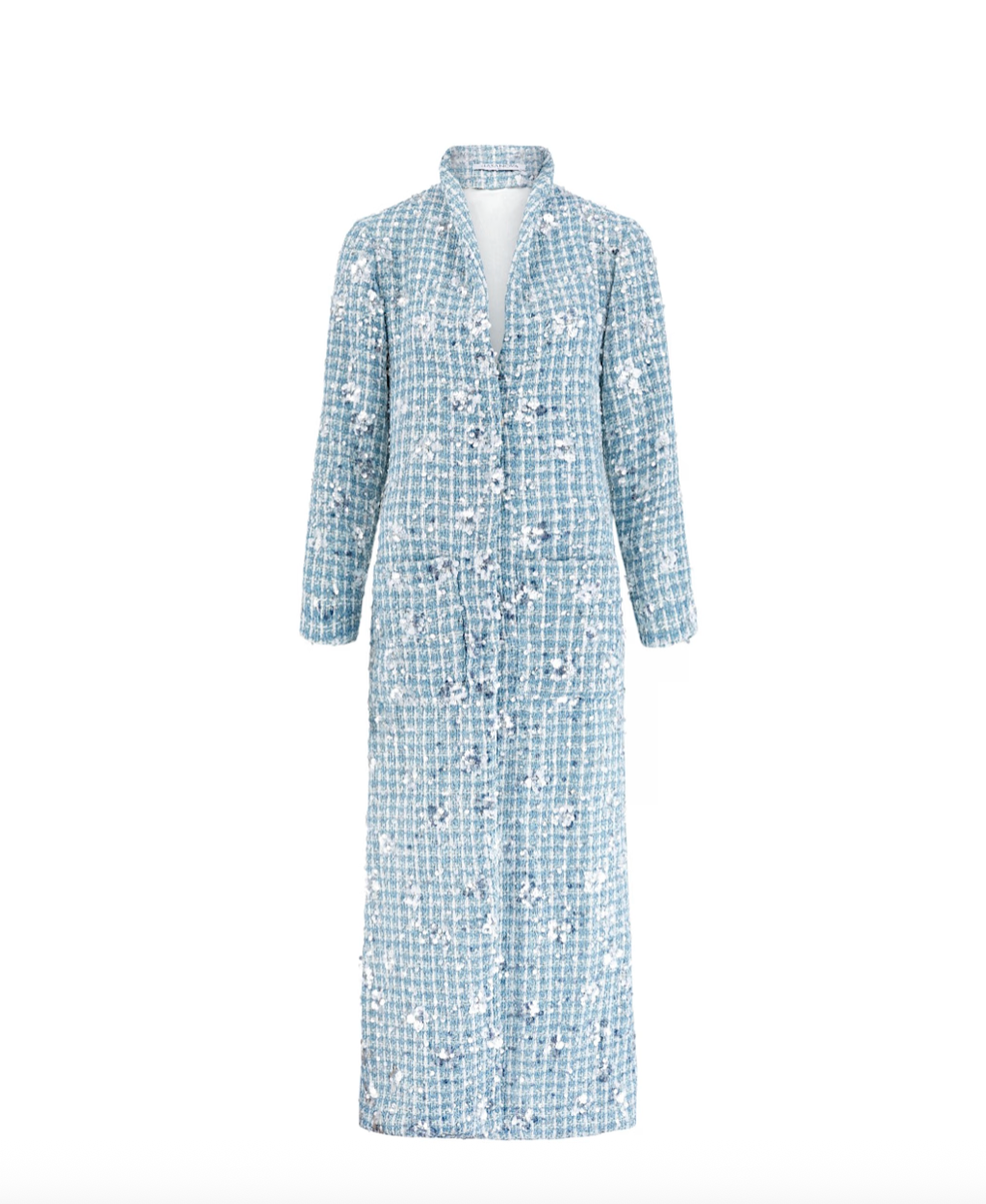 Frosted Embellished Coat