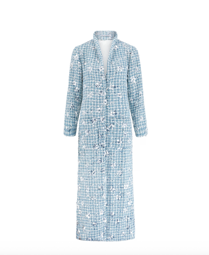 Frosted Embellished Coat