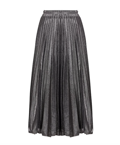 Metallic Silver skirt