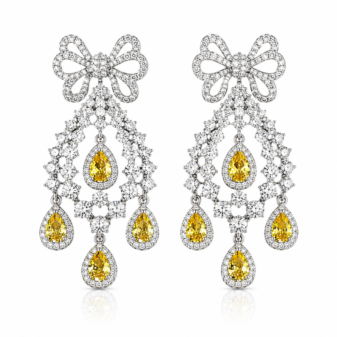 Citrine Chandelier Earrings