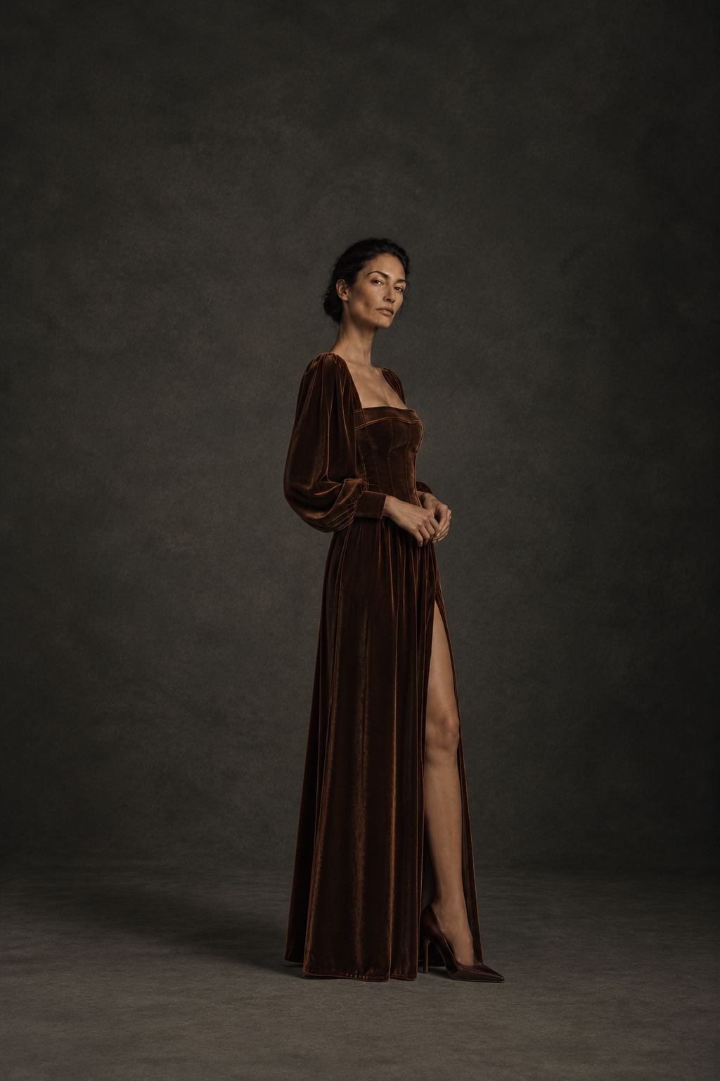 Mehrin Velvet Gown